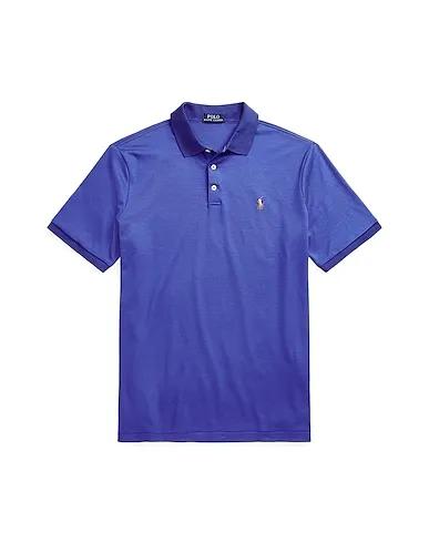Blue Polo shirt CUSTOM SLIM FIT SOFT COTTON POLO SHIRT
