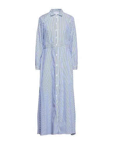 Blue Poplin Long dress