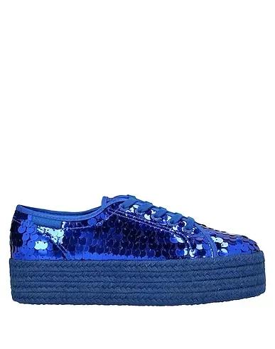 Blue Satin Espadrilles