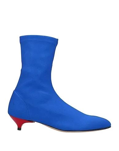 Blue Synthetic fabric Ankle boot