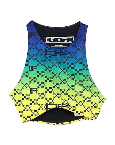 Blue Synthetic fabric Crop top