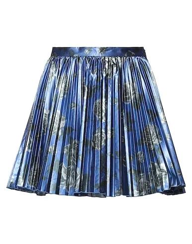 Blue Taffeta Mini skirt