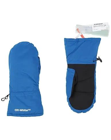 Blue Techno fabric Gloves