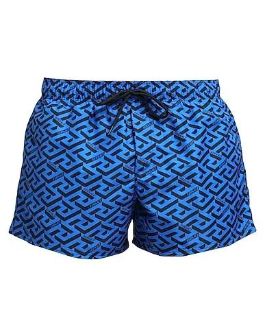 Blue Techno fabric Swim shorts