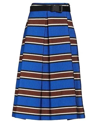 Blue Tweed Midi skirt