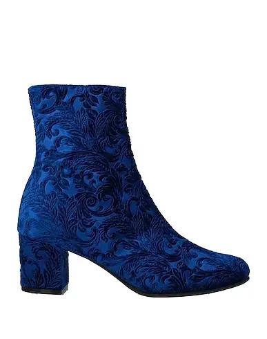 Blue Velvet Ankle boot