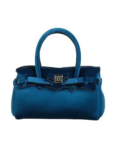 Blue Velvet Handbag