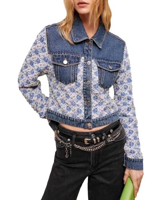 Bluejack Knit and Denim Jacket 