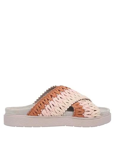 Blush Knitted Sandals