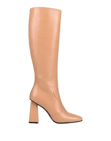 Blush Leather Boots