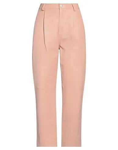 Blush Leather Casual pants