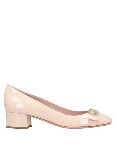 Blush Leather Pump