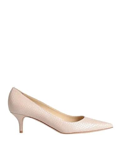 Blush Leather Pump