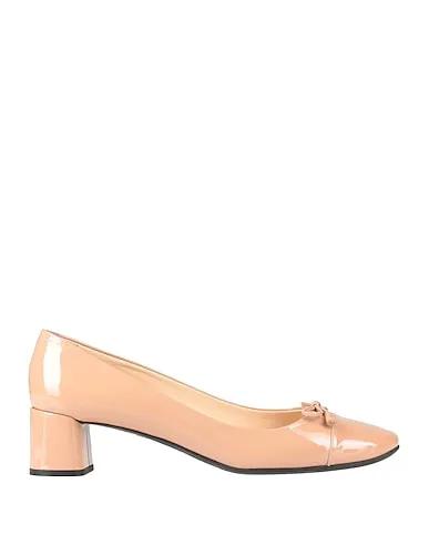 Blush Leather Pump