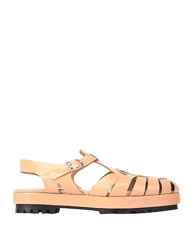 Blush Leather Sandals