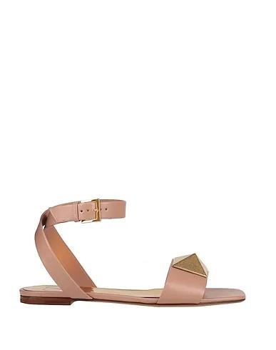 Blush Leather Sandals