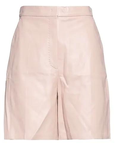 Blush Leather Shorts & Bermuda