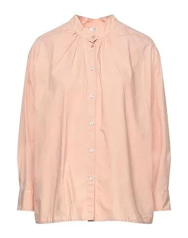 Blush Plain weave Solid color shirts & blouses