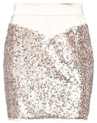 Blush Satin Mini skirt