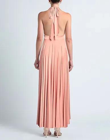 Blush Synthetic fabric Long dress
