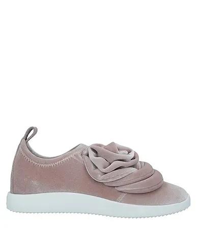 Blush Velvet Sneakers