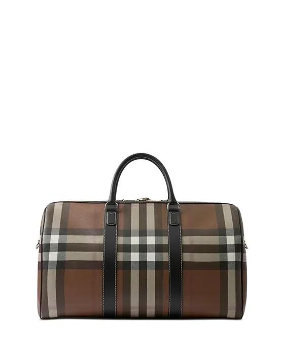 Boston Check Holdall Bag