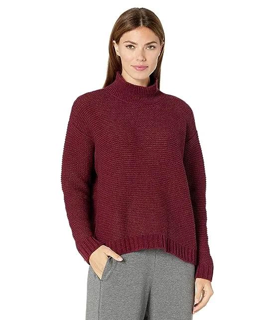 Boxy Pullover in Lofty Recycled Cashmere Wool