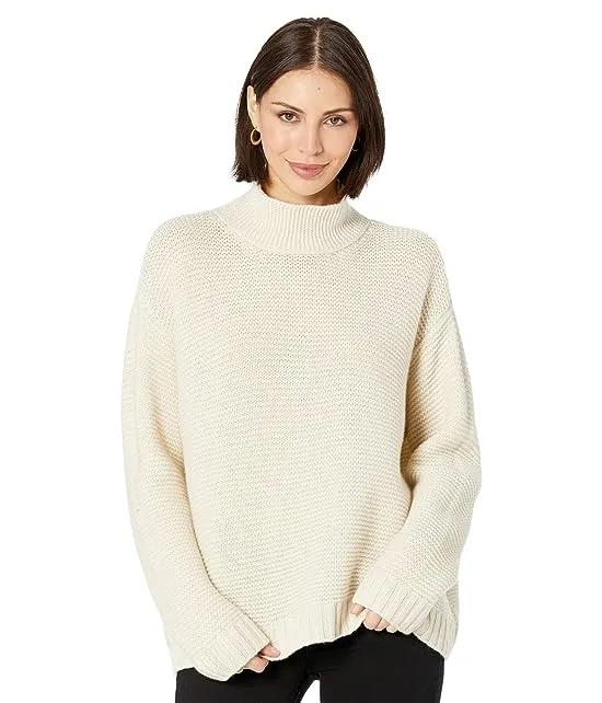 Boxy Pullover in Lofty Recycled Cashmere Wool