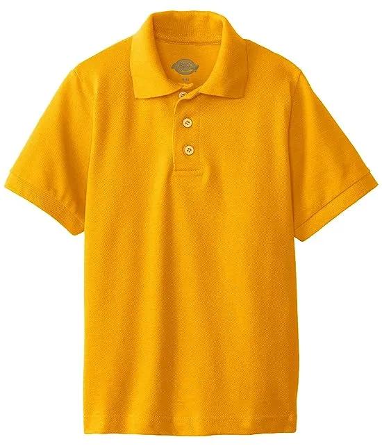 Boys' Short Sleeve Pique Polo