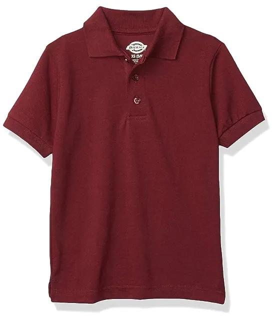 Boys' Short Sleeve Pique Polo