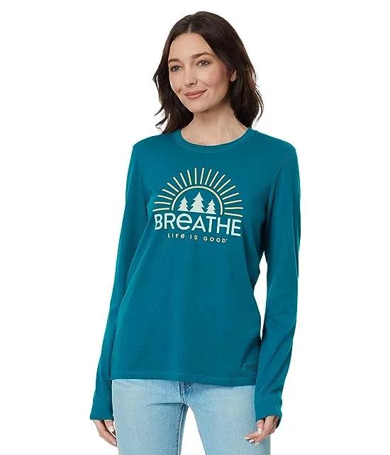 Breathe Forest Trees Long Sleeve Crusher™ Tee