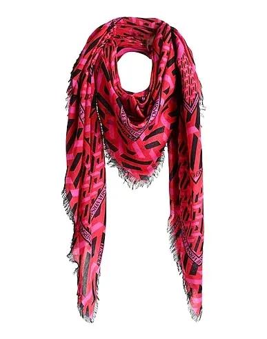 Brick red Flannel Scarves and foulards