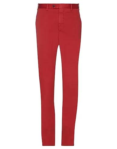 Brick red Gabardine Casual pants