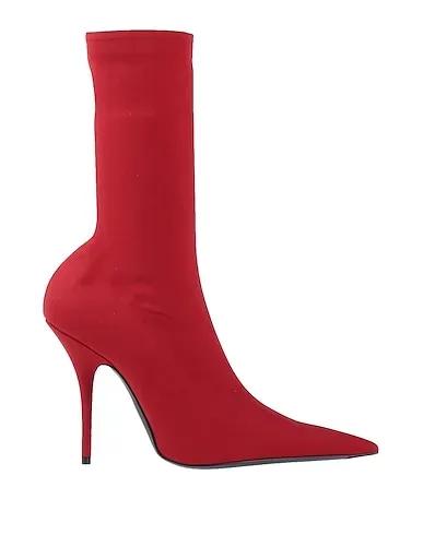 Brick red Jersey Ankle boot