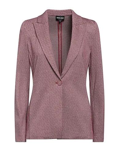 Brick red Knitted Blazer