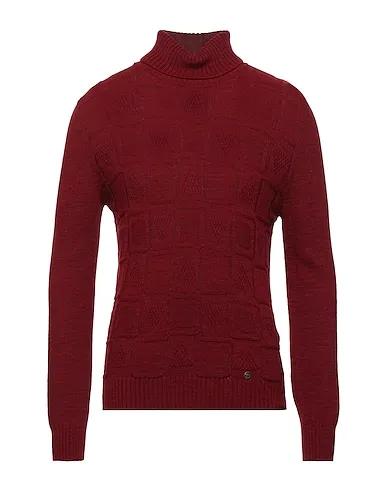 Brick red Knitted Turtleneck