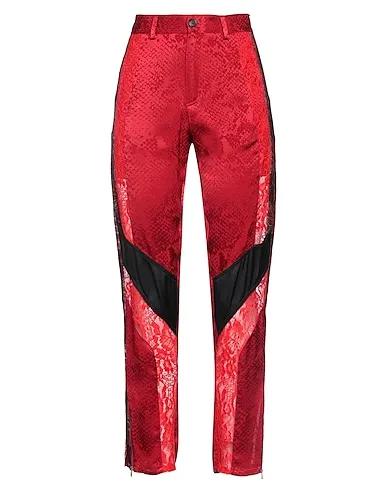 Brick red Lace Casual pants