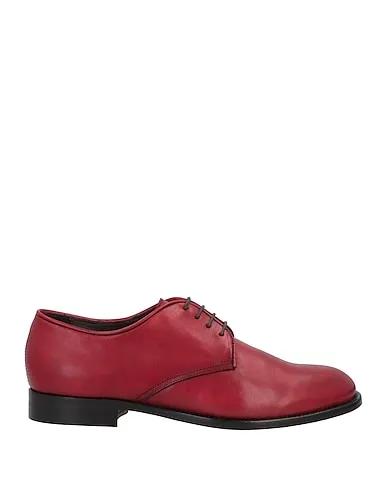 Brick red Laced shoes