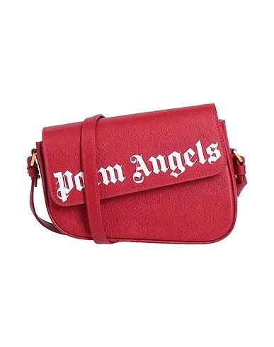 Brick red Leather Cross-body bags