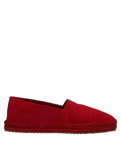 Brick red Leather Espadrilles