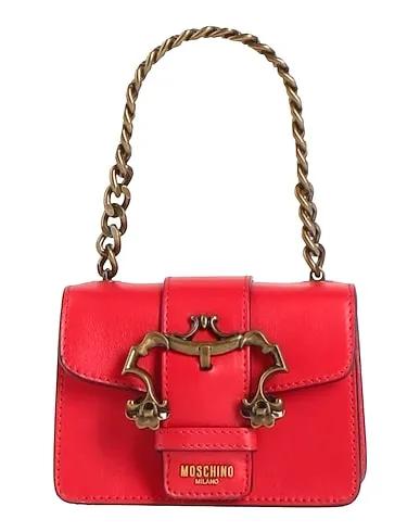 Brick red Leather Handbag