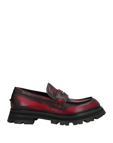 Brick red Leather Loafers
