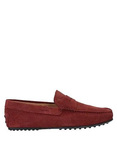 Brick red Leather Loafers