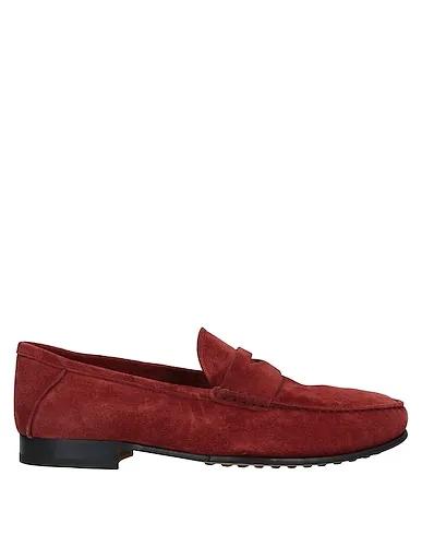 Brick red Leather Loafers