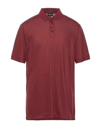 Brick red Piqué Polo shirt