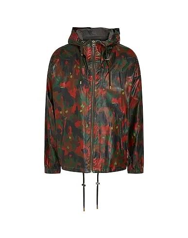 Brick red Plain weave Jacket