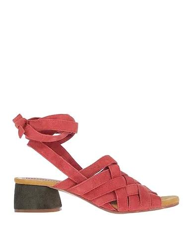 Brick red Sandals
