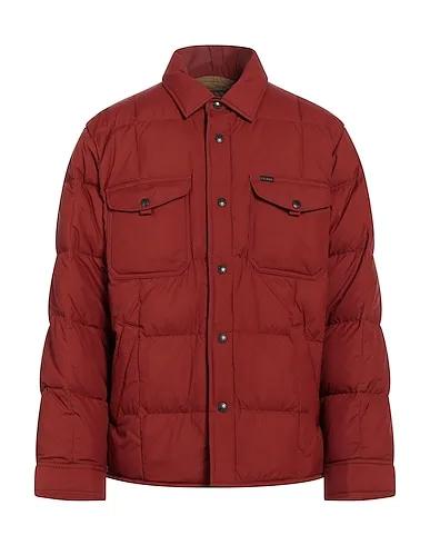 Brick red Techno fabric Shell  jacket
