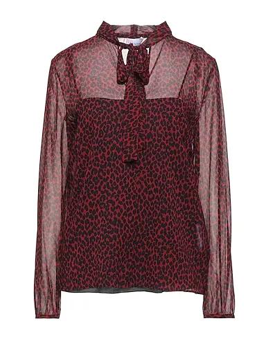 Brick red Voile Blouse