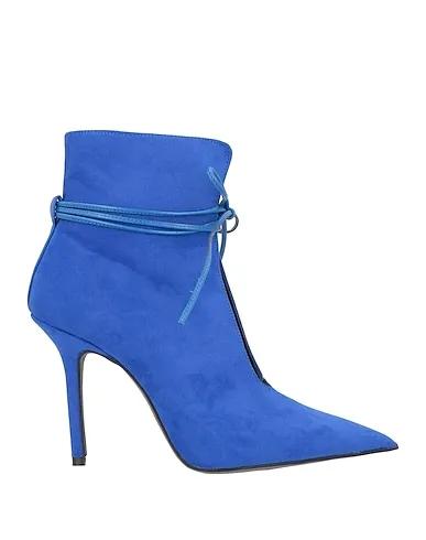 Bright blue Ankle boot